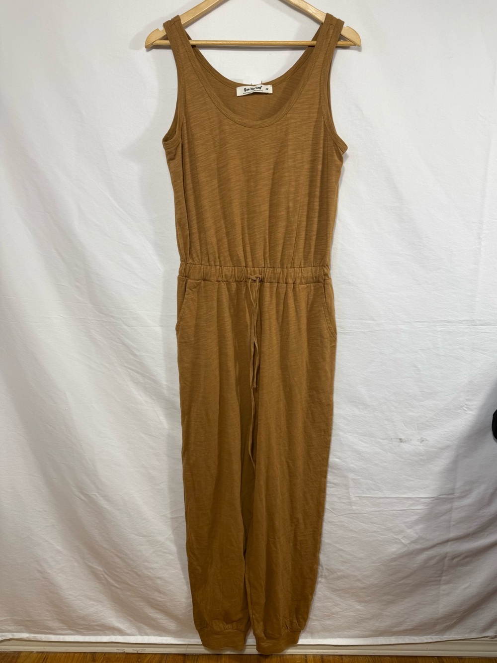 Set to Go Textured Jumpsuit in Camel from Three Bird nest - Picture 3 of 5